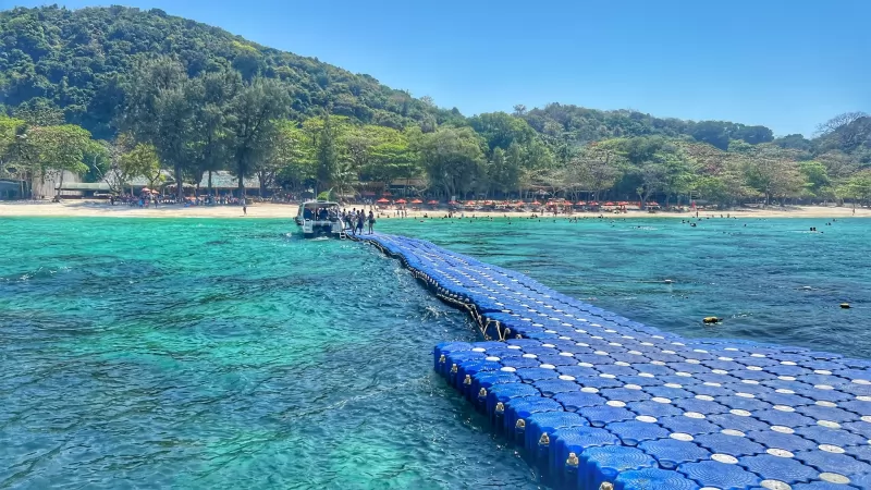 Coral Island Kahung Beach Speedboat Trip Half day
