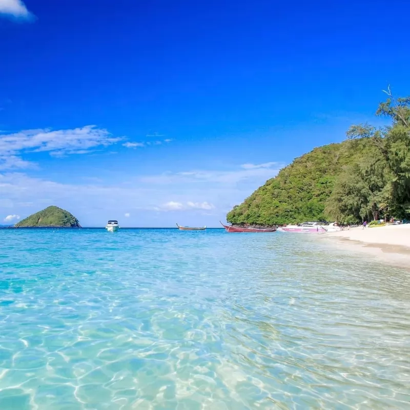 Coral Island Kahung Beach Speedboat Trip Half day