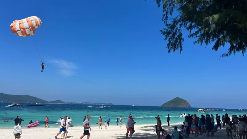 Coral Island Kahung Beach Speedboat Trip Half day
