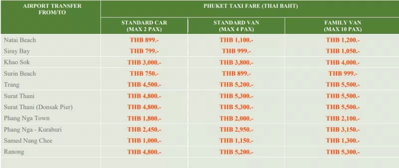 PHUKET AIRPORT TRANSFER
